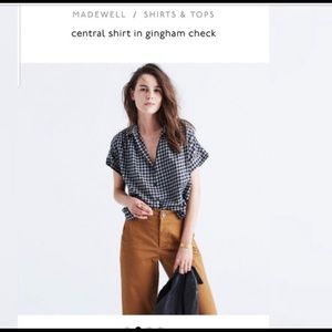Madewell Central shirt in Gingham